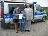 Tomaszów Policjanci spełnili marzenie niewidomego chłopca