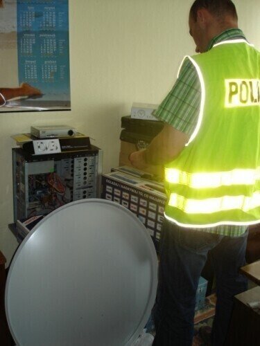 Pirat telewizyjny z Piotrkowa złapany