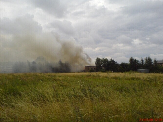 Dach spalony bo...hydrant był bez wody