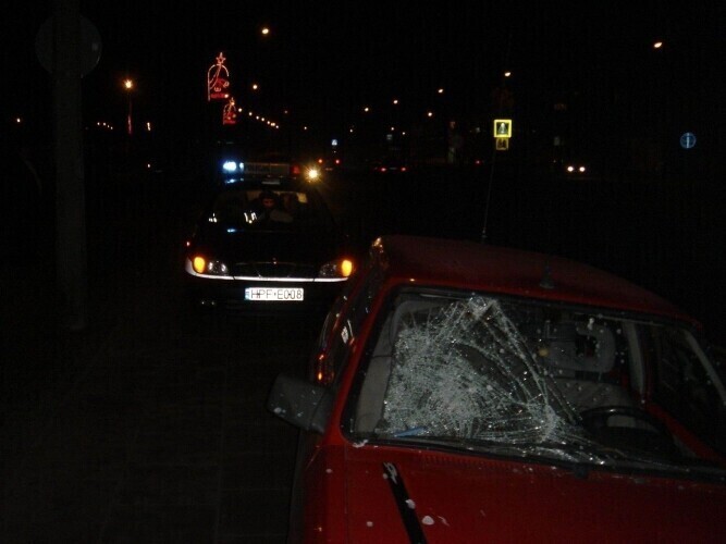 Bełchatów Groźne potrącenie na pasach