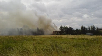 Dach spalony, bo...hydrant był bez wody