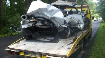 Dwie osoby ranne w wypadku na Wolborskiej