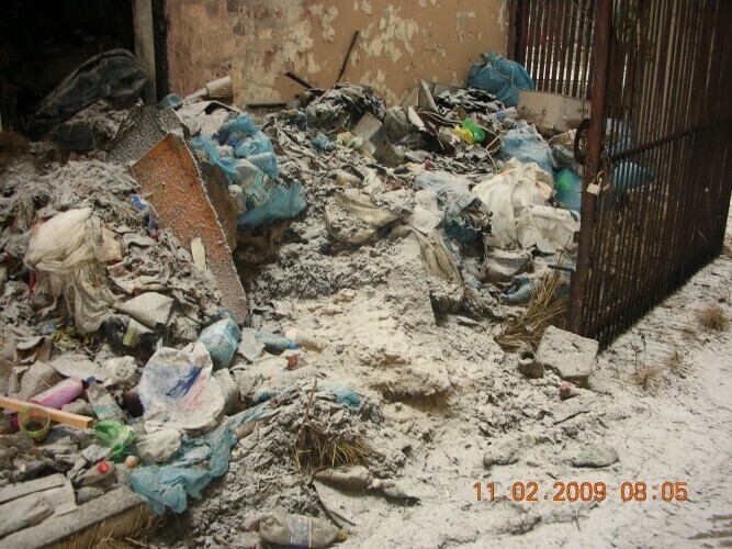 Piotrków Dzikie wysypisko w centrum miasta