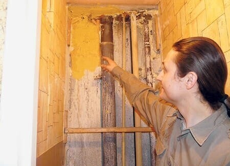 Piotrków Białe szczury terroryzują wieżowiec