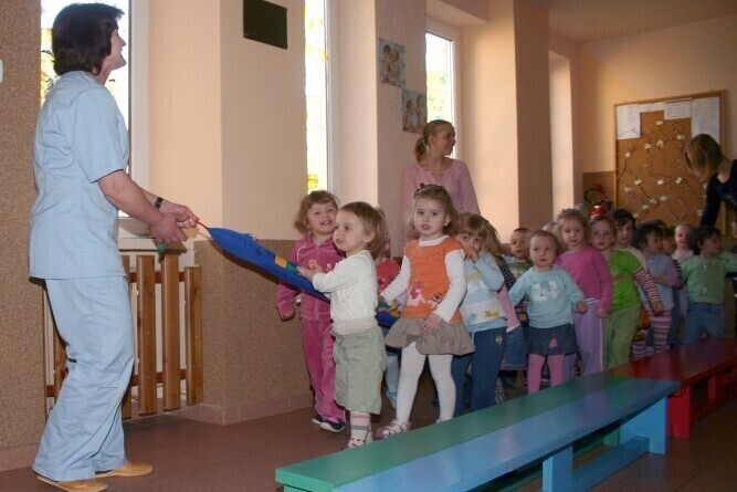 Piotrków Ewakuacja przeciwpożarowa w żłobku