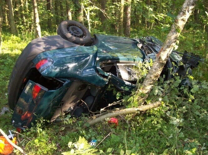 Brawura przyczyną wypadku drogowego