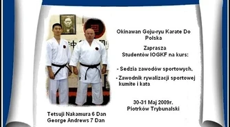 Szkolenie Karate z sensei Tetsuji Nakamura