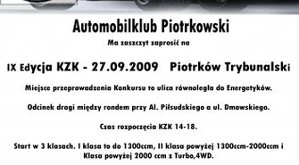 <b>Zręcznościowy Konkurs Kierowców (27 września 2009)</b>