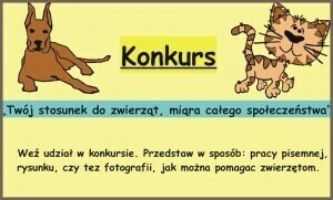TOZ Konkurs dla miłośników zwierząt