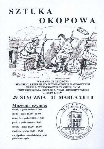 Sztuka okopowa w piotrkowskim Muzeum