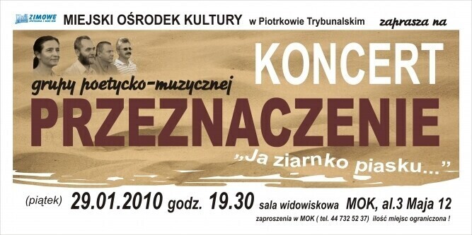 Piotrków Koncert Przeznaczenia w MOK-u