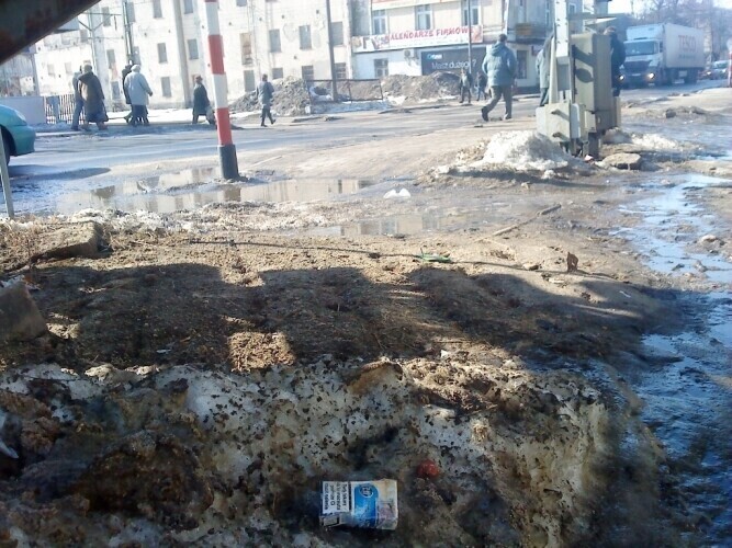 Piotrków Początek wiosny szara rzeczywistość
