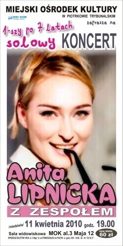Piotrków Koncert Anity Lipnickiej
