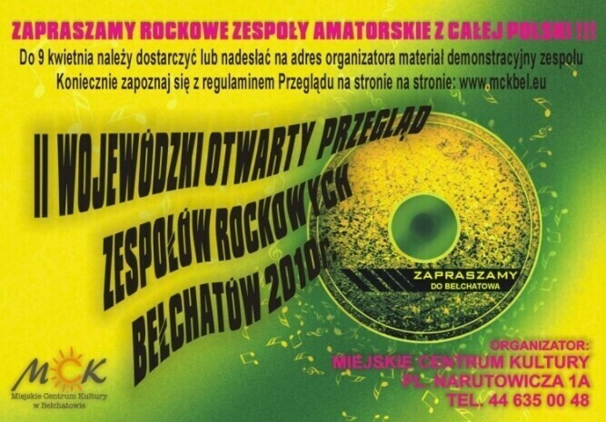 II Otwarty Przegląd Zespołów Rockowych