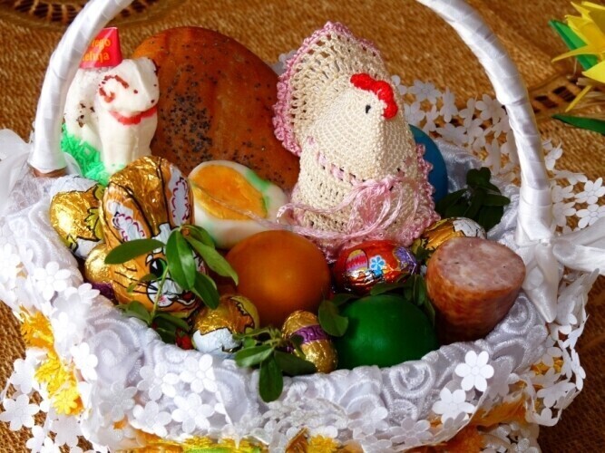 Piotrkowianie poświęcili koszyczki wielkanocne