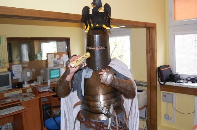 Na obchody bitwy pod Grunwaldem zaprosił rycerz