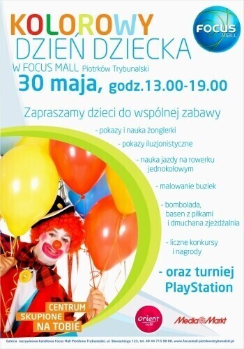 Dzień Dziecka W Focus Mall Piotrków Trybunalski