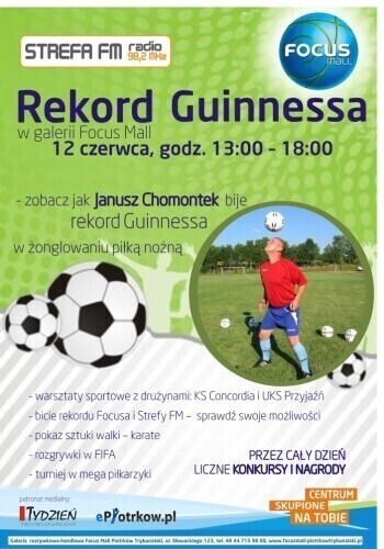 Bicie rekordu z Chomontkiem Strefą FM i Focus Mall