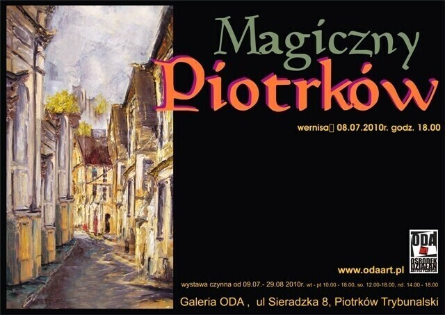 Wystawa Magiczny Piotrków w Galerii ODA
