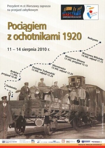 Pociąg z ochotnikami 1920 w Piotrkowie