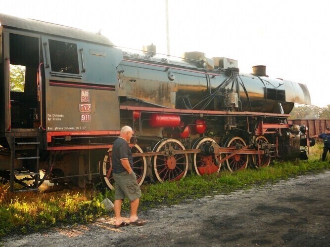 Zabytkowy pociąg z wizytą w Piotrkowie