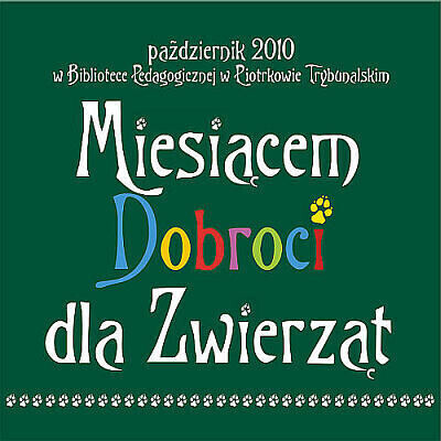 Miesiąc dobroci dla zwierząt w Bibliotece Pedagogicznej