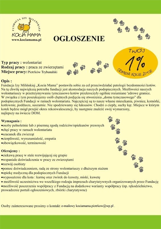 Filia Kociej Mamy w Piotrkowie rusza zapraszamy