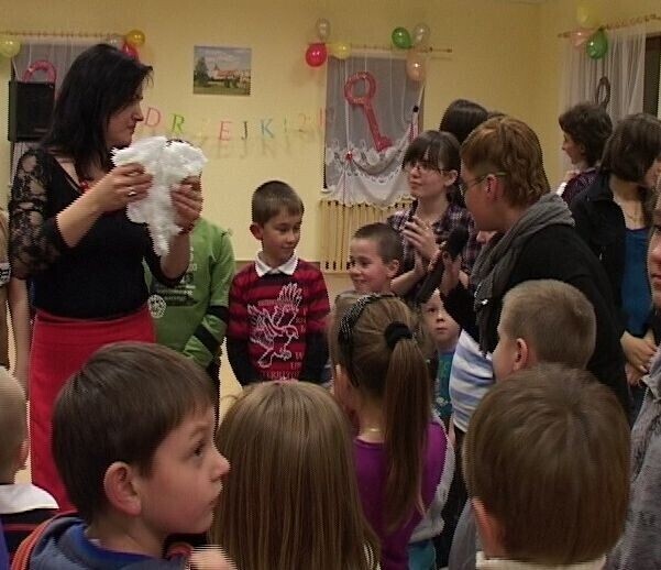 Andrzejkowa zabawa w nowej świetlicy