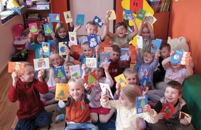 Przedszkolaki wysłały życzenia do Afganistanu