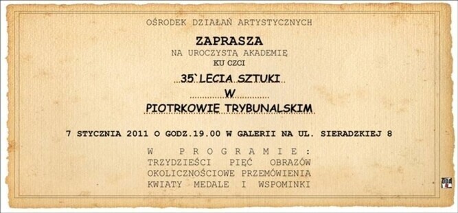 ODA 35 lat sztuki w Piotrkowie