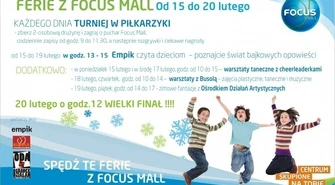 Zimowe ferie z Focus Mall Piotrków Trybunalski