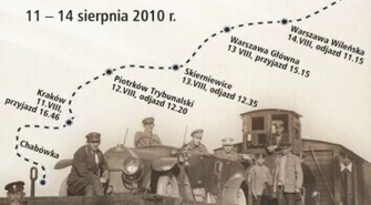 Pociąg z ochotnikami 1920 w Piotrkowie