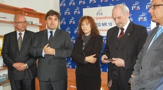 Piotr Masiarek składa przedwyborcze obietnice