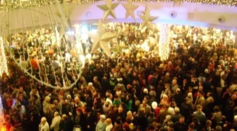 Tysiące ludzi na pierwszych urodzinach Focus Mall