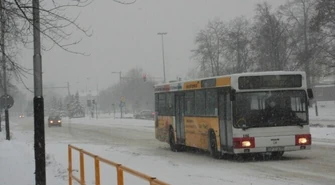 Pierwsze duże opady śniegu tej jesieni