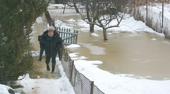 Sulejów: Pilica znowu wylewa