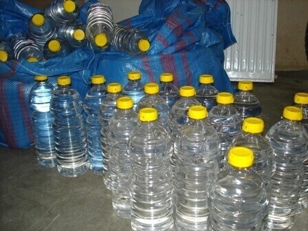 Piotrków 100 litrów spirytusu na tylnym siedzeniu