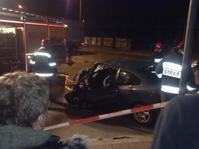 Bełchatów 25-letni kierowca w szpitalu