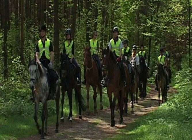Region Sulejów Borki. Rajd konny