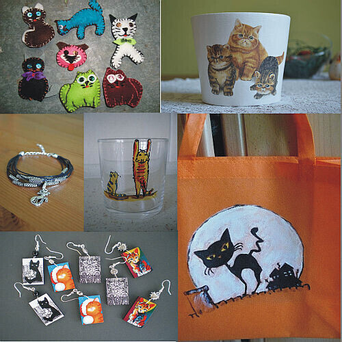 Kocie rękodzieło na Jarmarku Trybunalskim