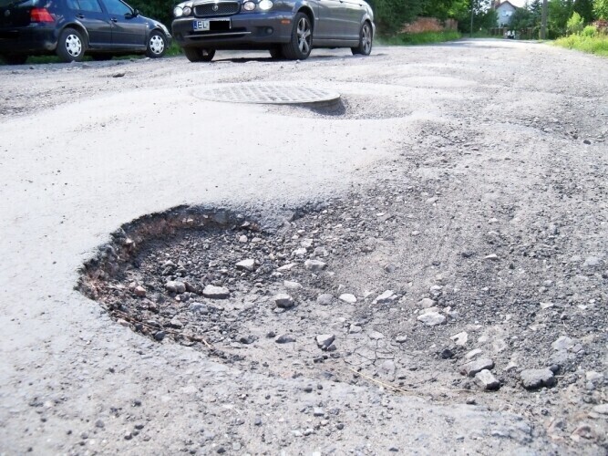 Piotrków Na Krętej nadal dziura na dziurze