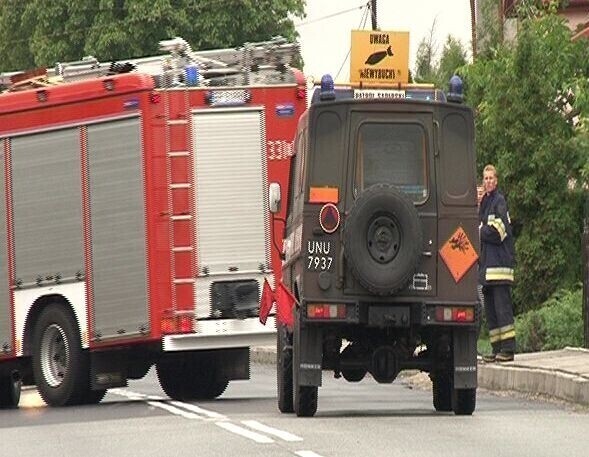 Region Zostawił granat w centrum Rozprzy