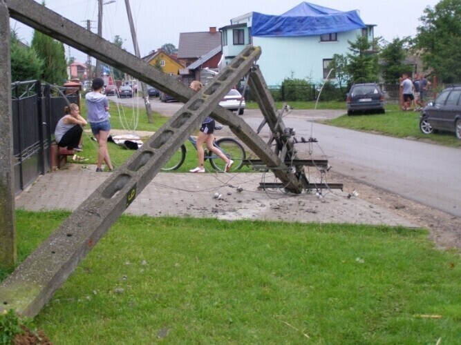 Region Trąba powietrzna w Opocznie