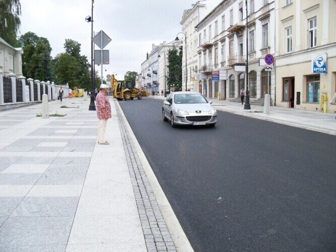 Fragment Słowackiego jest już przejezdny