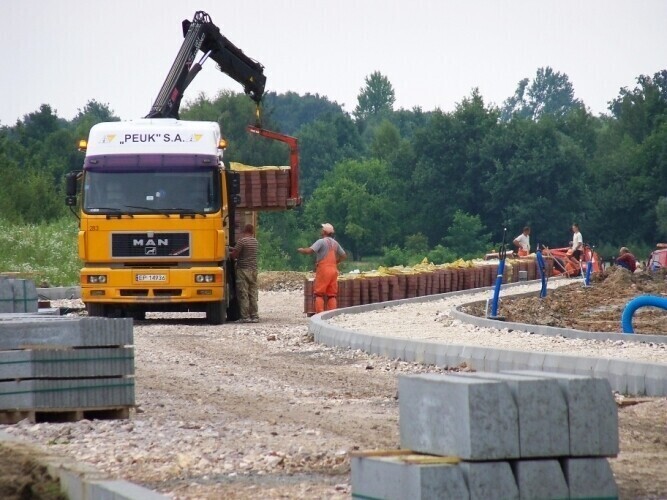 Trwają prace przy budowie obwodnicy N-S