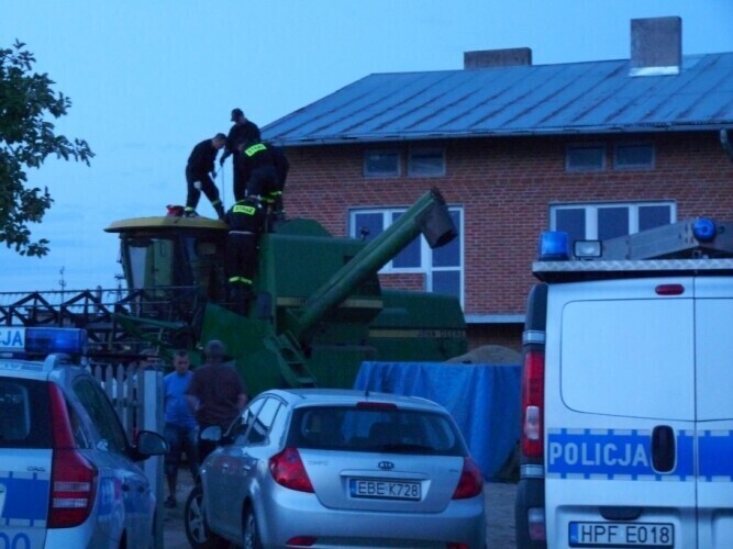 Wciągnął go kombajn - tragiczna śmierć 32-latka