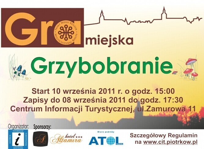 Piotrków CIT zaprasza na Grzybobranie