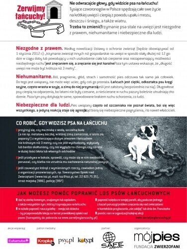 Happening W niedzielę będą zrywać łańcuchy