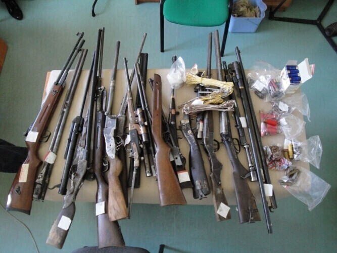 Region Miał w domu arsenał trafił do aresztu