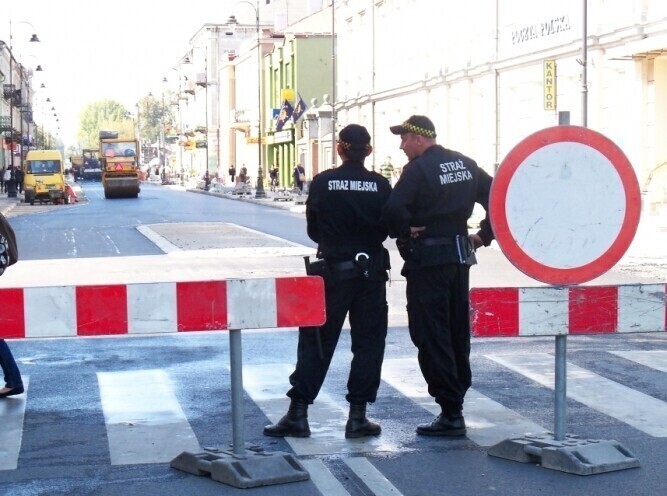 Cały remontowany odcinek nieprzejezdny